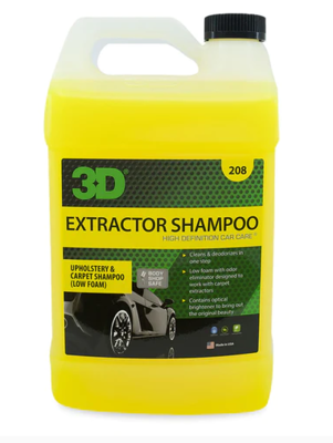 3D EXTRACTOR SHAMPOO 1 GALLON 3,78 l - šampon pro strojové čištění čalounění a koberečků - 1