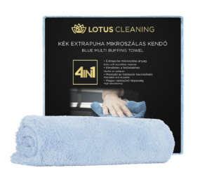 LOTUS CLEANING MULTI BUFFING TOWEL BLUE - BEZOKRAJOVÁ MIKROVLÁKNOVÁ UTĚRKA - 1