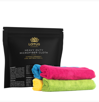 LOTUS CLEANING HEAVY DUTY – MIKROVLÁKNOVÉ UTĚRKY 4 KS - 1