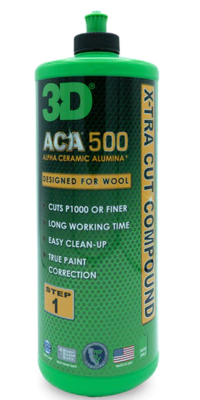 3D ACA 500  X-TRA CUT COMPOUND 946 ML - VYSOCE ABRAZIVNÍ PASTA NA BÁZI HLINÍKU  - 1