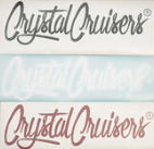 CRYSTAL CRUISERS SAMOLEPKA BÍLÁ, ČERNÁ A ČERVENÁ 30 cm - 1