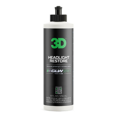 3D GLW SERIES HEADLIGHT RESTORE 236 ml -renovace světlometů - 1