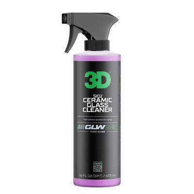 3D GLW SERIES SiO2 CERAMIC GLASS CLEANER  473 ml - keramická ochrana na skla okna - 1