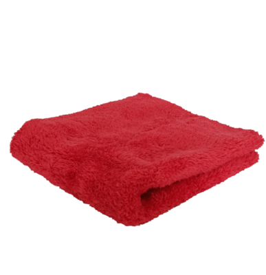 CRYSTAL CRUISERS PLUSH BUFFING TOWEL RED 530 GSM - EXTRA JEMNÁ MIKRO VLÁKNOVÁ UTĚRKA - 1