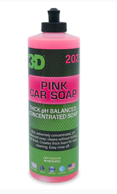 3D PINK CAR SOAP  473 ML - PRÉMIOVÝ PH NEUTRÁLNÍ KONCENTROVANÝ  ŠAMPON - 2