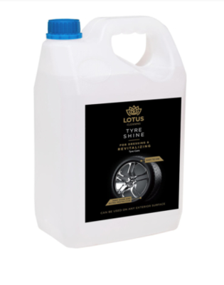 LOTUS CLEANING TYRE SHINE 5L ČISTÍ A CHRÁNÍ VNĚJŠÍ A VNITŘNÍ POVRCHY  - 2