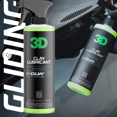 3D GLW SERIES CLAY LUBRICANT 473 ml -lubrikant pro dekonatminaci laku - 3